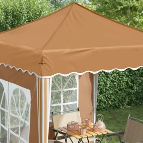 vidaXL Αυτοσχέδιο Μόρφωση 195 x 195 x 245 εκ. Μπεζ Ύφασμα Όξφορντ
