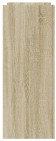 vidaXL Τραπέζι Κονσόλα Sonoma Δρυς 100x35x90 εκ. Επεξεργασμένο Ξύλο