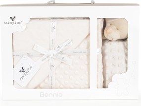 Blanket 75/100 cm with toy Bennie beige