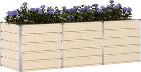vidaXL Γλάστρα Ελεφαντόδοντο 240 x 80 x 75 εκ. Ατσάλι
