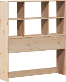 vidaXL Κρεβάτι Βιβλιοθήκη Χωρίς Στρώμα 90x200 εκ Μασίφ Ξύλο