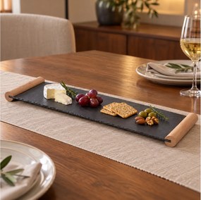 ΠΈΤΡΑ &amp; ΜΆΡΜΑΡΟ ΠΛΑΤΌ ΣΕΡΒΙΡΊΣΜΑΤΟΣ SERVING TRAY EH SLATE 210000400