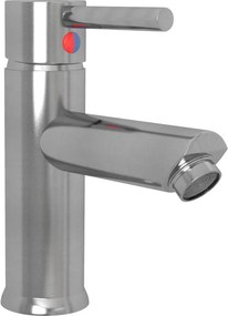 vidaXL Μπαταρία Νιπτήρα Μπάνιου Ασημί 130 x 176 χιλ.