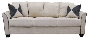 Καναπές Ashley Beige E986,3 198X80X88 cm Ύφασμα