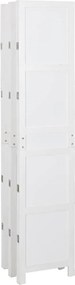 vidaXL Ρομδιβίδερ Πάνελ Λευκό 212 x 165 εκ. MDF