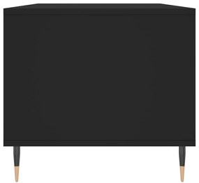 vidaXL Τραπεζάκι Σαλονιού Μαύρο 90x49x45 εκ. Επεξεργασμένο Ξύλο