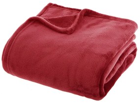 Κουβέρτα Fleece Ημίδιπλη (180x230) A-S Flannel Red 156048G