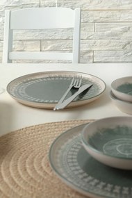 Stewehome Σετ Πρωινού Maya Πράσινο 10τμχ 4 Ατόμων 27x27 cm