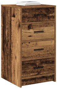 vidaXL μπουφές παλιό ξύλο 40x41x75 εκ