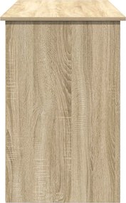 vidaXL Γραφείο Sonoma Δρυς 102x50x75 εκ. από Επεξεργασμένο Ξύλο