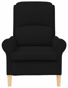 vidaXL Πολυθρόνα Μαύρο 76 x 94 x 102 εκ. Μικροΐνες