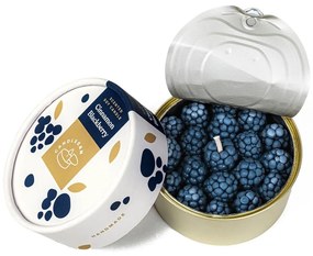 Κερί Αρωματικό Cinnamon Blackberry 10x10x 5,5cm Candle Hand Vegetable Candle