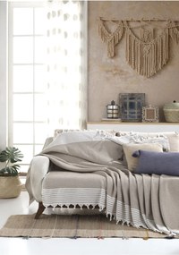 Stewehome Κουβέρτα καναπέ από βαμβάκι 170x200 cm