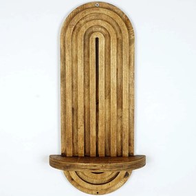 Ράφι Τοίχου 792EVL9070 20x9x40cm Walnut
