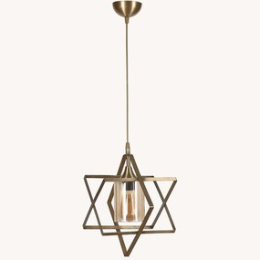 Φωτιστικό Οροφής Berlin 846STL1650 Φ25x70cm 1xE27 40W Gold Opviq