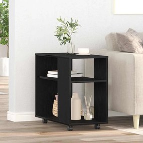 vidaXL Βοηθητικό Τραπεζάκι Μαύρο Δρυς 70x35x60 εκ. από Τεχνητό Ξύλο