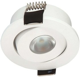 Σποτ Χωνευτό Mini VK/04126/W/C Φ5,2cm Led 150Lm 3W 4000K White VKLed Round