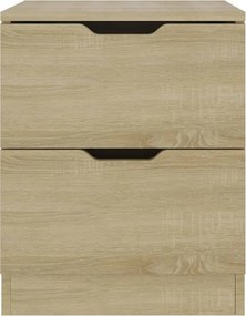 vidaXL Κομοδίνο Χρώμα Sonoma Δρυς 40 x 40 x 50 εκ. από Μοριοσανίδα