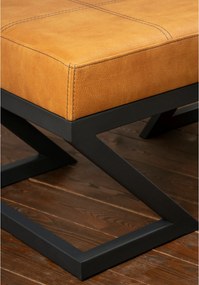 Πουφ Σκαμπό Μουσταρδί AGO 46x92x44