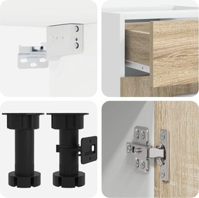 vidaXL Μονάδα κουζίνας LYON 4 pcs Sonoma Δρυς Επεξεργασμένο Ξύλο