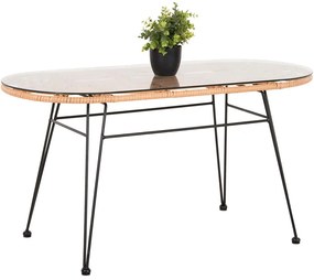 Τραπέζι Κήπου Χαμηλό Allegra HM5695.11 100x45x51,5cm Beige