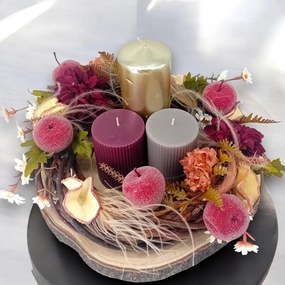 Διακοσμητικό χώρου με στεφάνι & κεριά!