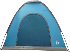 vidaXL Σκηνή Camping 2 ατόμων Μπλε 185T Πολυεστέρας με επικάλυψη PU