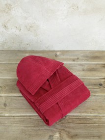 Μπουρνούζι με κουκούλα Zen - Medium - Happy Red - Nima Home