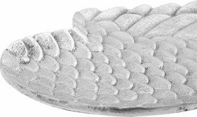 vidaXL Καλάθι Φρούτων 2 pcs Ασημί 40 x 18 x 2.5 εκ. Αλουμίνιο