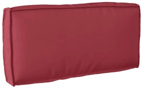 vidaXL Μαξιλάρι Παλέτας για Πλάτη Ροζ 80x40x12 cm, Ύφασμα Oxford