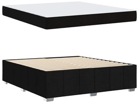 vidaXL Σκελετός Κρεβατιού Μαύρο 180 x 200 cm ύφασμα