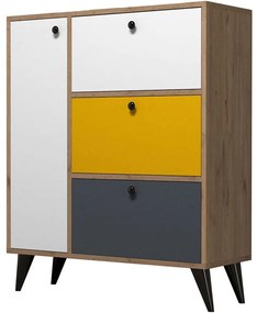 Παπουτσοθήκη Bella 389MZA1303 90x35x105cm Multi Πλαστικό,Μοριοσανίδα