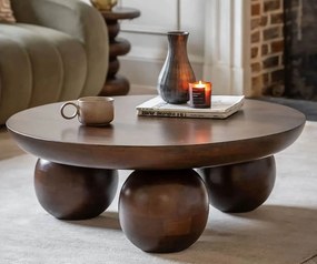 ΤΡΑΠΕΖΆΚΙΑ ΣΑΛΟΝΙΟΎ ATMOSPHERA ABEKAS BROWN COFFEE TABLE