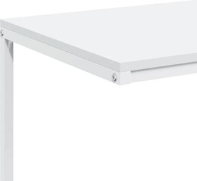 vidaXL Βοηθητικό Τραπέζι με Ρόδες Λευκό 55 x 35 x 70 εκ. Επεξ. Ξύλο
