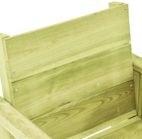 vidaXL Καρέκλα Κήπου από Εμποτισμένο Ξύλο Πεύκου