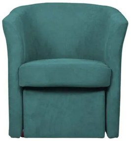Bliumi Πολυθρονα με υποπόδιο 66x62x77 Bliumi ROSE 1065 IN Petrol BEST-21483013