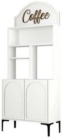 Ντουλάπι Kουζίνας Lyon 845HCT5804 81,3x35x200cm White Μοριοσανίδα, Μελαμίνη