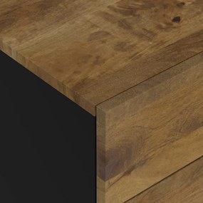 vidaXL Κομοδίνο 50x33x60 εκ. Μασίφ Ξύλο Μάνγκο &amp; Επεξεργασμένο Ξύλο