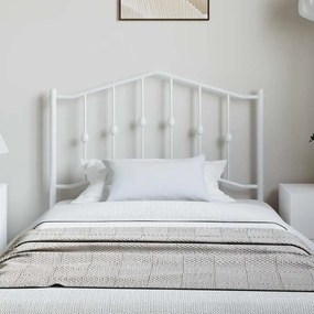 vidaXL Ανταλλακτικό κεφαλάρι Λευκό 100 εκ. Μεταλλικό