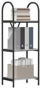 vidaXL Ράφι Βιβλίων Γκρι sonoma 40 x 30 x 109 εκ Επεξεργασμένο ξύλο