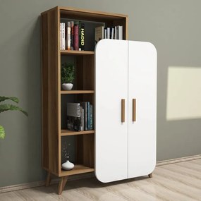 Stewehome Ντουλάπι πολλαπλών χρήσεων Λευκό 90x32x132 cm