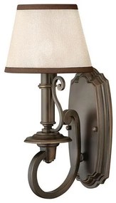 Απλίκα Φωτιστικό Τοίχου 1xE14 Μπρονζέ Plymouth HK-PLYMOUTH1 Elstead Lighting HK-PLYMOUTH1 Μπρονζέ