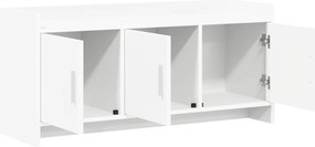 VidaXL Ντουλάπι TV 102 x 33 x 47 εκ Λευκό Επεξεργασμένο Ξύλο
