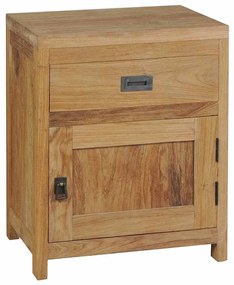 vidaXL Κομοδίνο 40 x 30 x 50 εκ. από Μασίφ Ξύλο Teak