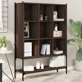 vidaXL Bookcase 10 επίπεδα Medium Brown Oak
