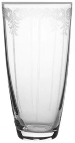 Ποτήρι Νερού Elisabeth CLX08106011 350ml Clear-Silver Από Κρύσταλλο Βοημίας Κρύσταλλο