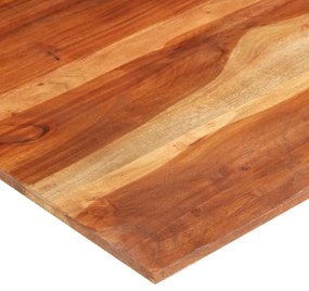 vidaXL Επιφάνεια Τραπεζιού Στρογγυλή 15-16 χιλ. 70x80 εκ. Ξύλο Ακακίας