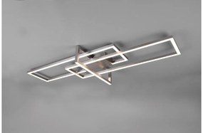 Πλαφονιέρα Φωτιστικό Οροφής LED 34W Switch Dimmer 3000K Salinas Trio Lighting-620310307-Νίκελ Ματ 620310307