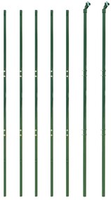vidaXL Συρματόπλεγμα Περίφραξης Πράσινο 1,6 x 10 μ. με Καρφωτές Βάσεις