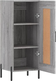 vidaXL Ντουλάπι Γκρι Sonoma 34,5x34x90 εκ. από Επεξεργασμένο Ξύλο